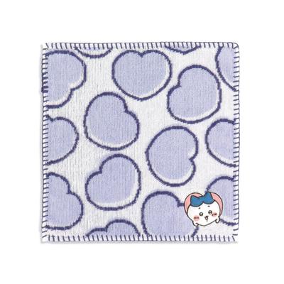 Chiikawa Herz Handtuch Blau 25 x 25 cm Taschentuch, Frottee, 41-1170080, Ca.