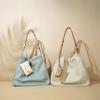 New Cowhide Tote Bag Women's Light Luxury Niche High-end Large-capacity Shoulder Bag