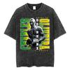 Do Bronx Charles Oliveira Fighting Pride of Vintage Washed Tshirts for Men Women Fashion Classic Oversized Tee Shirt Streetwear
