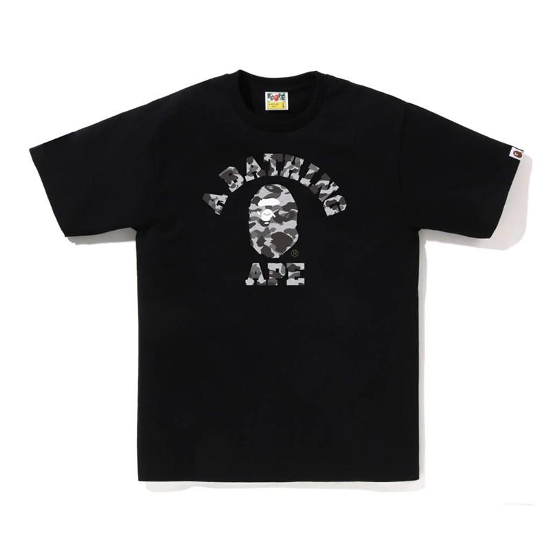 Heavyweight 260g Cotton Graphic Tee Men - Oversized Streetwear T-Shirt With Cartoon Ape Head Print Casual Wear