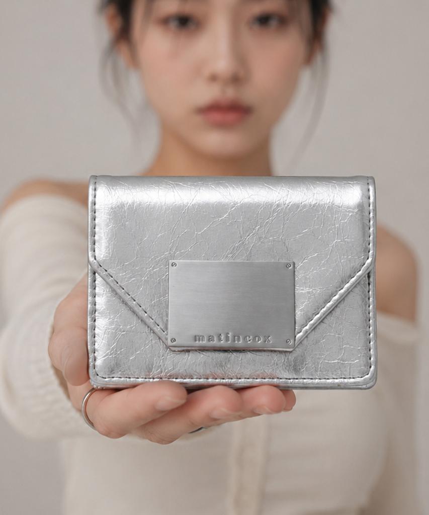 Matincox Post Card Wallet - Silver