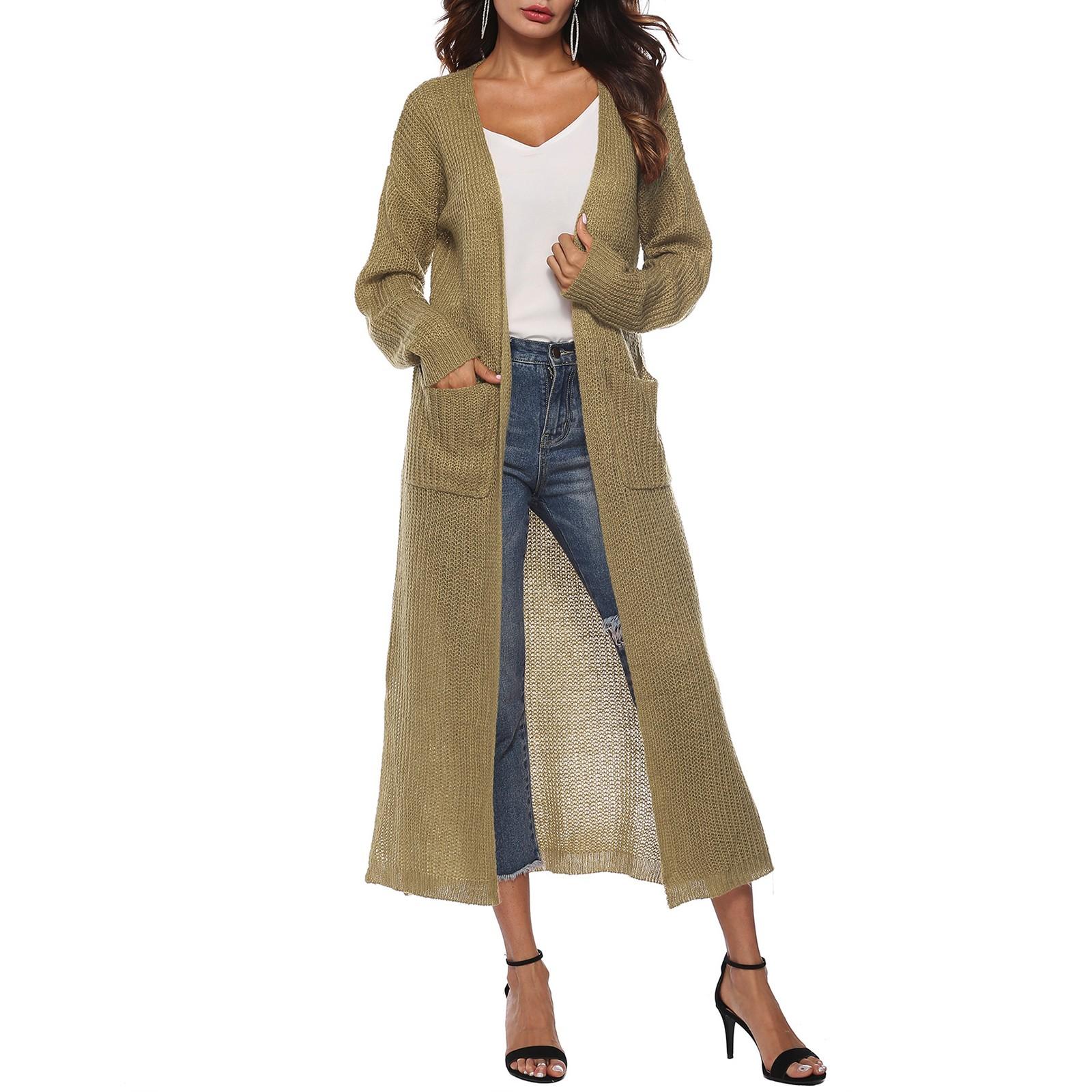 

Women s Fashion Printed Valentine s Day Long Sleeved Knitted Cardigan Button Down Jacket S хакі