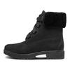 Timberland Plush Waterproof 6 Inch Boots Short Wide Women boots Black A25AM