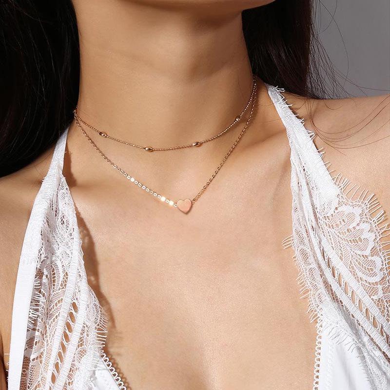 Double Layer Choker Necklace 