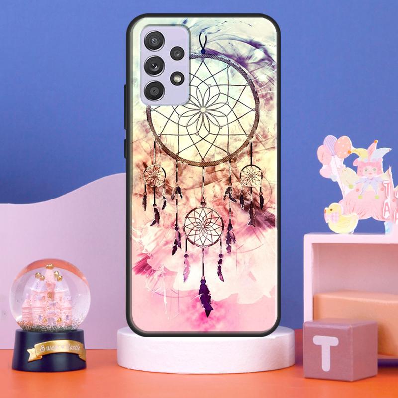 Dream Catcher Feather Wolf Case For Samsung Galaxy A53 A33 A73 A13 A50 A51 A71 A12 A22 A32 A52 A72 A21S A52S Cover