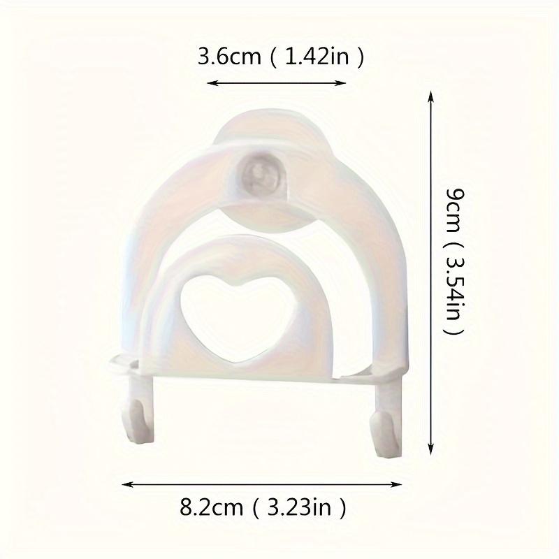 2pcs Plastic Dish Cloth & Sponge Holder with Suction Cup & Hooks - Kitchen Sink Organizer, Space-Saving Vertical Storage Rack