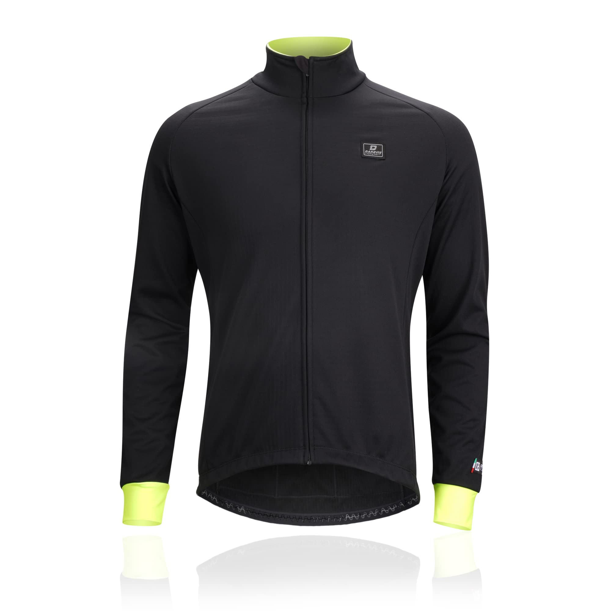 

Darevie Велосипедный Длинный Велосипедный Теплый и Теплый для Спорта и Отдыха Идеально для Бега и Футбола Мужская Джерси с Флисовой Подкладкой, Рукав, Осень/Зима чёрный