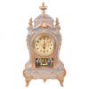 Traditional Antique Tabletop Clock 12 Different Melodies Precise Hourly Reminder Carvings Pendulum Mantels Clock Gift