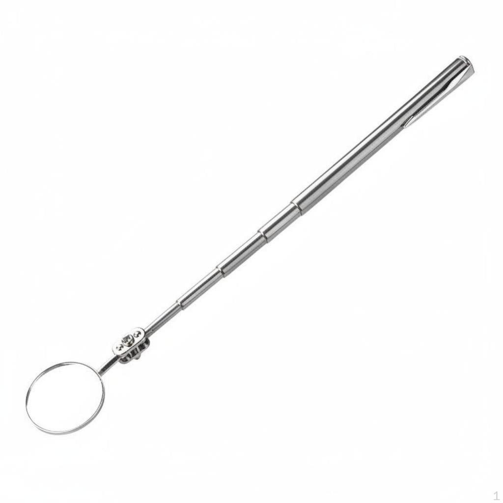 Telescopic Inspection Mirror MultiAngle Viewing UnderVehicle Search Pole Swivel Head