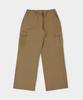 CAMEL WORK Slub Cotton Cargo Pants (Beige)