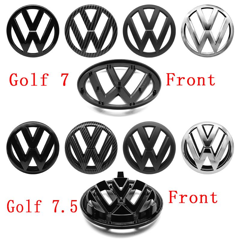 2026 Hot Valve Stems Caps For Volkswagen VW Golf 7 MK7 Golf7.5 MK7.5 135mm 138mm Front Grille Logo Badge 113mm Trunk Lid Logo Emblem Repl