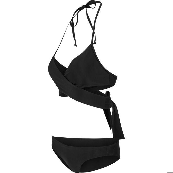 Bikini femme - Urban Classic - Basic - Noir - Ajustable - Confortable
