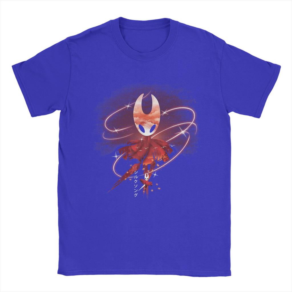Men Hollow Knight Silksong The Hornet T Shirts  Cotton Clothes Cool Short Sleeve Round Collar Tees Unique T-Shirts