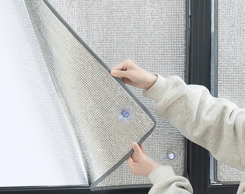 

Солнцезащитная пленка для окон, Домашний солнцезащитный протектор, Подушка из алюминиевой фольги, Изоляционная пленка против УФ-лучей, Пленка для конфиденциальности окон, Солнцезащитный козырек 50x50cm