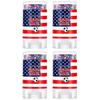 Patriotic Glitter Stick, Red White Blue Star Face Paint for Independence Day, Body Shimmer Crayon for Festival