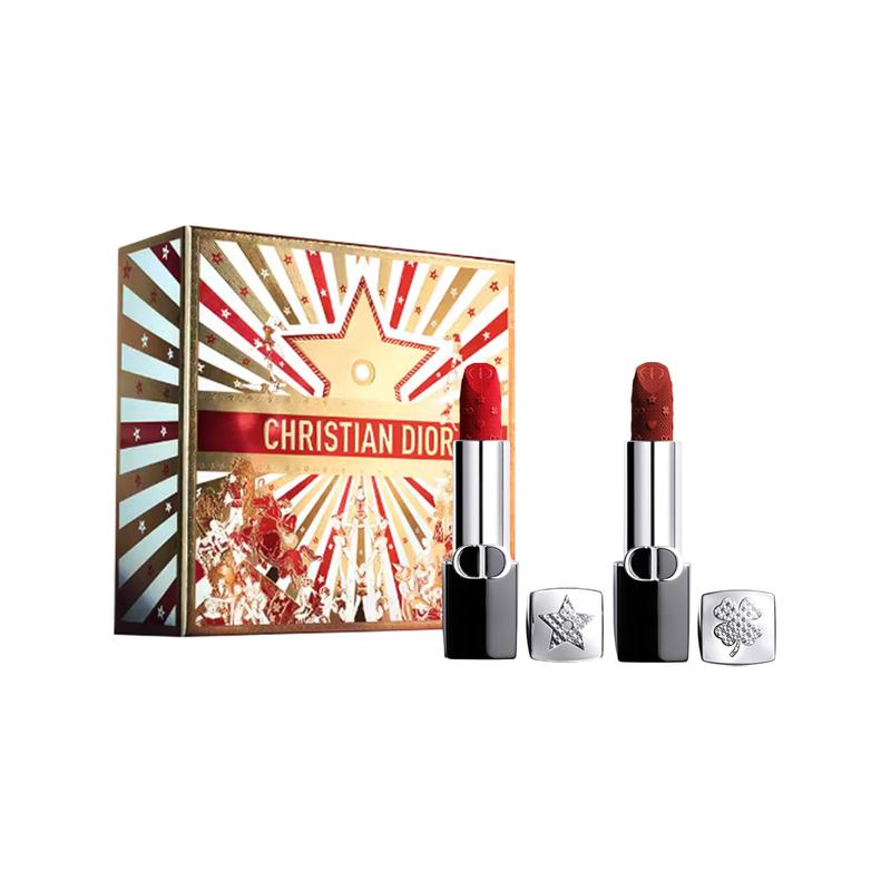 DIOR Lipstick Two-piece set: #806 velvet 3.5g+#808 velvet 3.5g синий