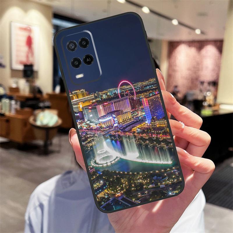 

Лас-Вегас Стрип Невада Чехол Для Oppo A94 A74 A54 A18 A38 A58 A78 A98 A40 A60 A80 A16 A76 A96 A15 A17 A77 A57S Обложка OPPO A18 4G