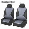 All-Season Universal 9-Piece PU Leather Car Seat Cover
