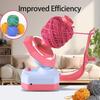 Yarn Winder,Electric Yarn Ball Winder for Crocheting,Compact Yarn Cake Winder with Stepless Speed,Large Capacity Automatic Yarn Spinner Roller Wool