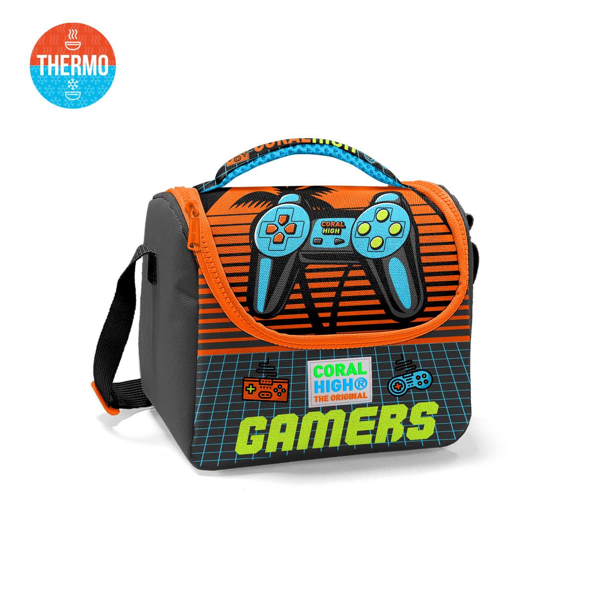 

Термобокс із малюнком Coral High Kids Grey Orange Gamer 11746