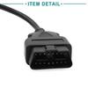 ACROPIX Universal 150cm 16-Pin OBD2 Buchsen-Adapter für Diagnose - 1 Packung