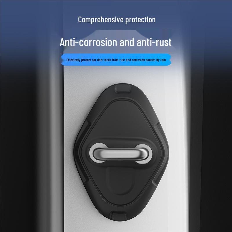 BYD Car Door Lock Silicone Protective Cover & Silent Buffer Pad