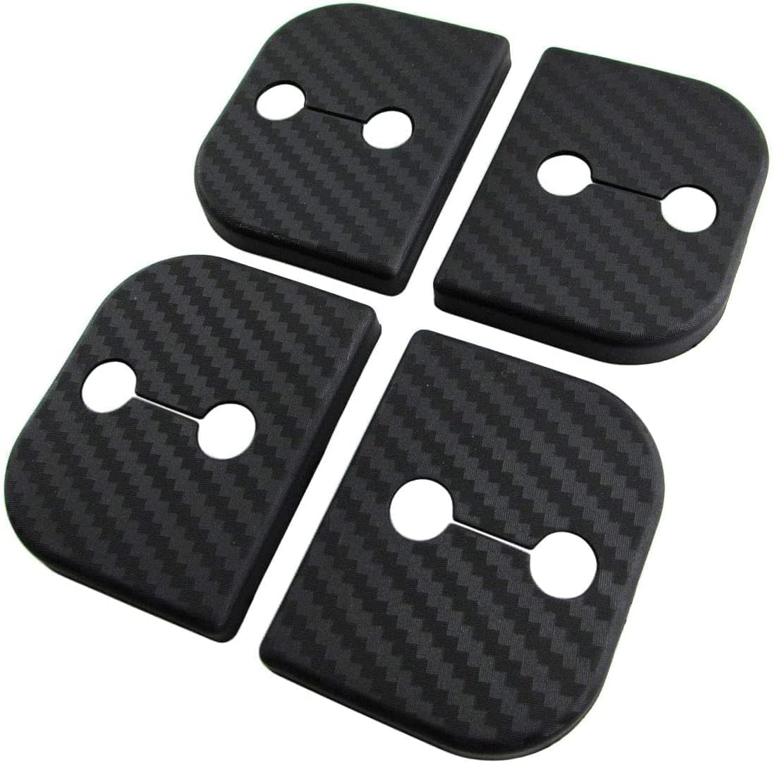 BRIGHTZ Swift Sport ZC32S Carbon Style Door Striker Cover 4PC