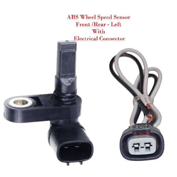 89543-04020 ABS Wheel Speed Sensor & Connector Front /Rear Left For Lexus Toyota