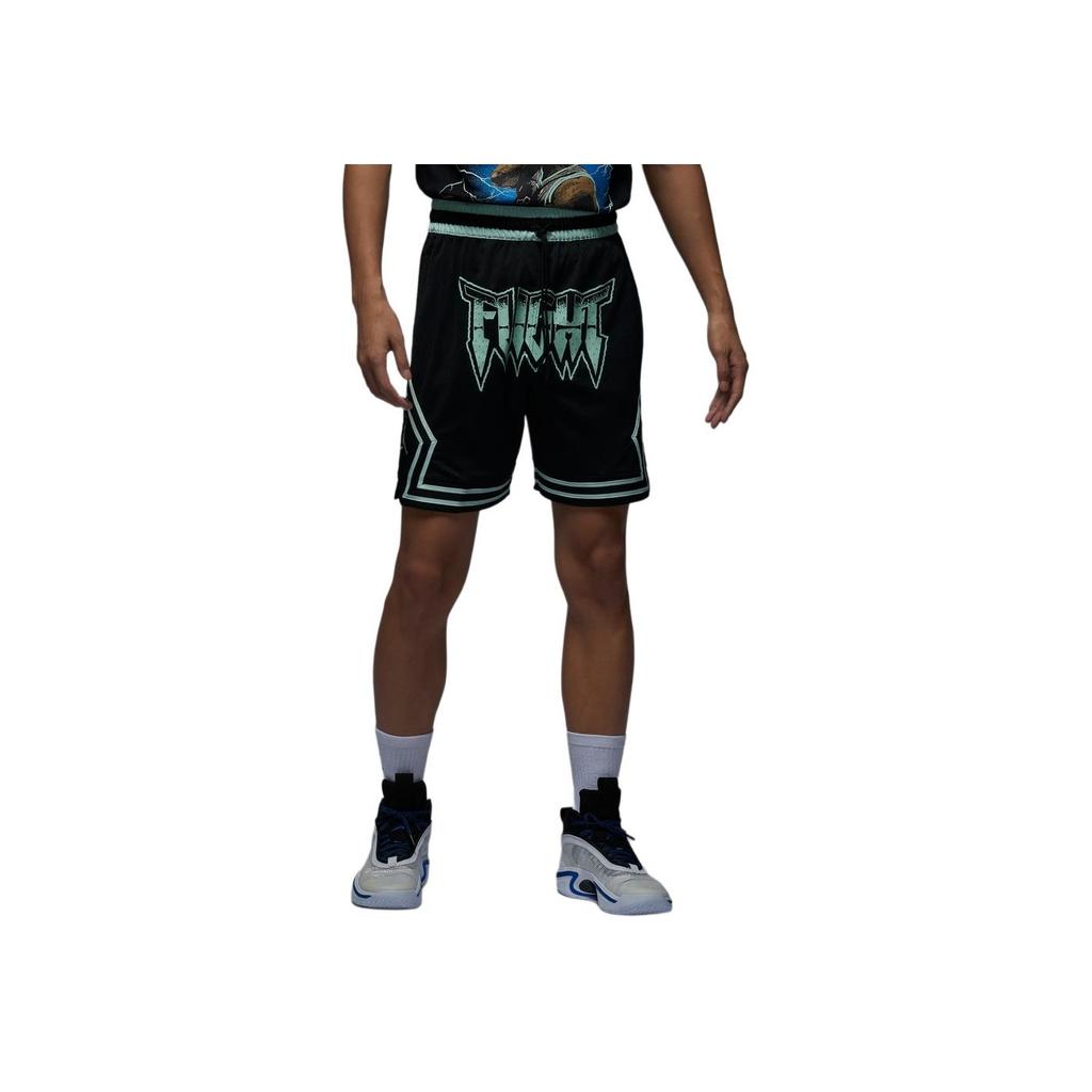 Jordan Sportovní šortky Dri-Fit s diamantovým vzorem Černé/Mátové Pánské Streetwear FN5869-010
