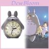 Dětský kreslený budík Můj soused Totoro s tichým nočním světlem pro dekoraci ložnice
