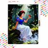 Disney Diamond Art Painting Kit, suitable for adults and beginners, magical forest glitter painting craft, home wall decoration, handmade gift