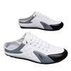 Foreign Trade Large Size Men's Shoes Spring Half Slippers Men's Casual Breathable Korean Version Trend Lazy One Pedal Doudou Shoes