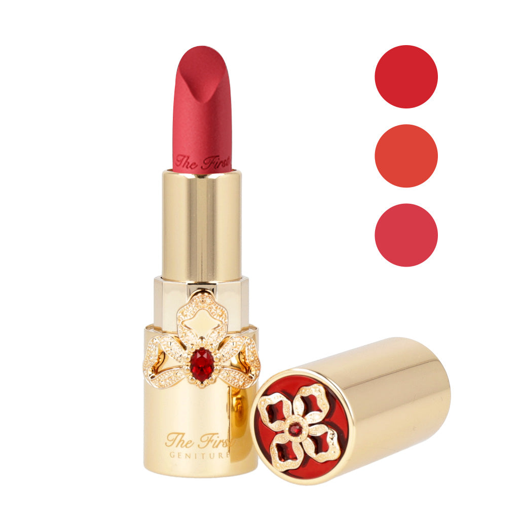 O HUI The First Geniture Sheer Velvet Lipstick 3,8g #Orange Coral+RANDOM GIFT