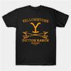 Yellowstone T-shirt Men and Women Summer Cotton Clothing Casual Fashion Short Sleeved Tee Streetwear