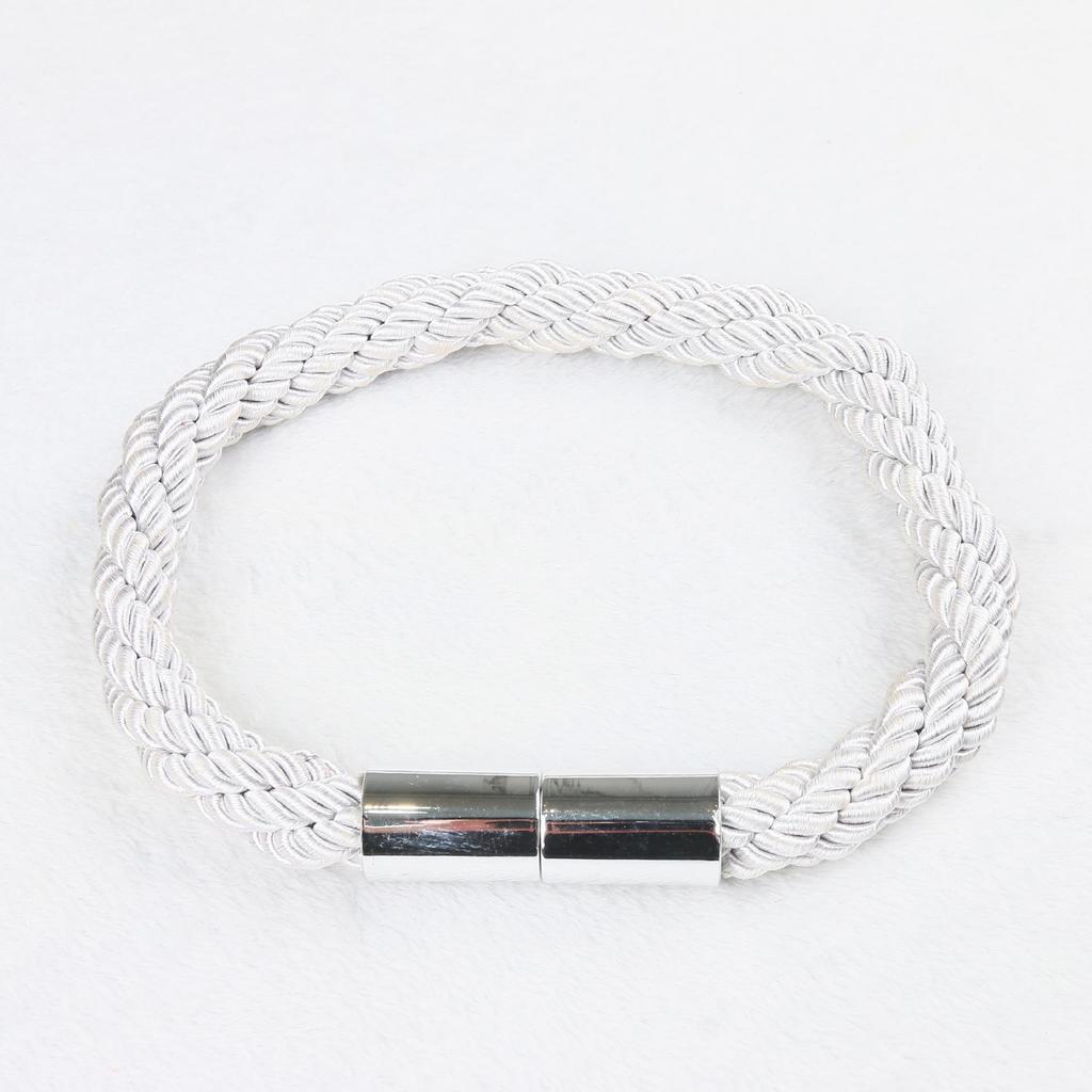 Modern Braided Magnetic Curtain Tie-back, No-Drill Installation