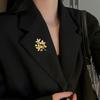 Autumn Winter Coat Yellow Lucky Tree Brooch Elegant Fashion Pins For Women Safe Pin Clothing Clip Badge Dress Buckle Jewelry