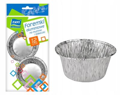 Aluminum Cupcake and Muffin Tins, 12 Pieces