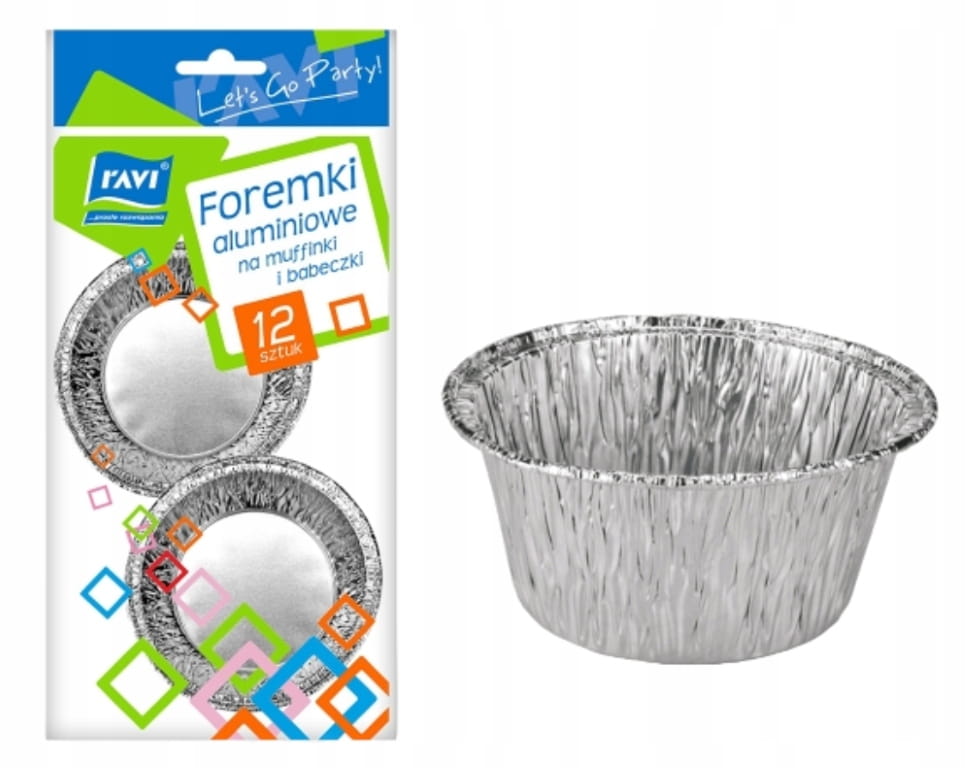 Aluminum Baking Cups for Cupcakes & Muffins