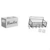 Retro Wooden Remote Control Organizer for Table NightStand Couch Office with 2 Slots Holder TV