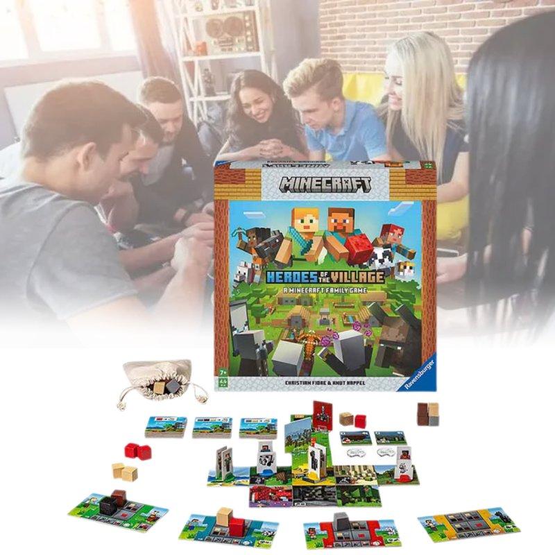 Minecraft Card Board Games Family Entertainment Multiplayer Party Activity Item