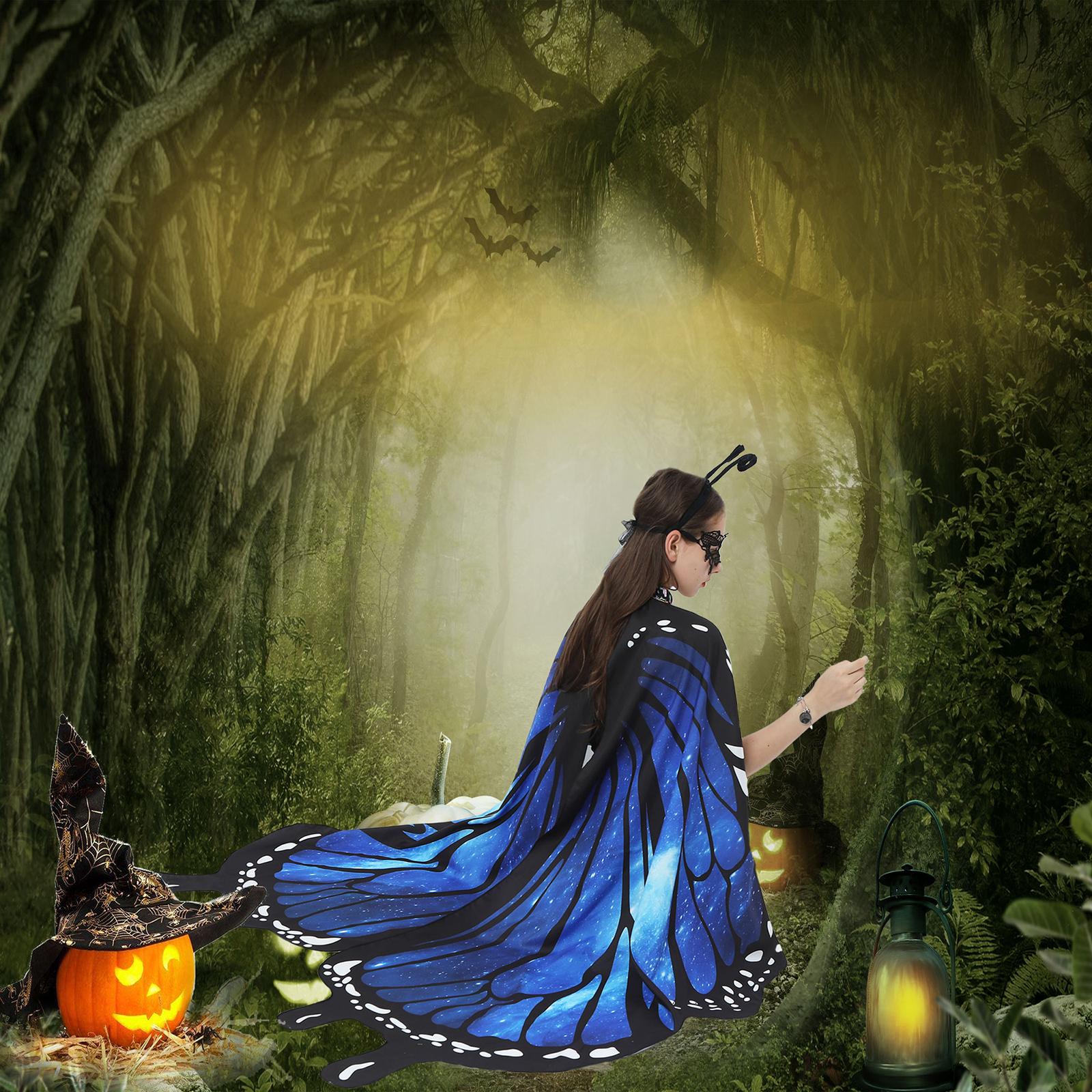 Накидка Вращающаяся Бабочка Накидка Украшенная Танец Живота Бабочка Хэллоуин Костюм