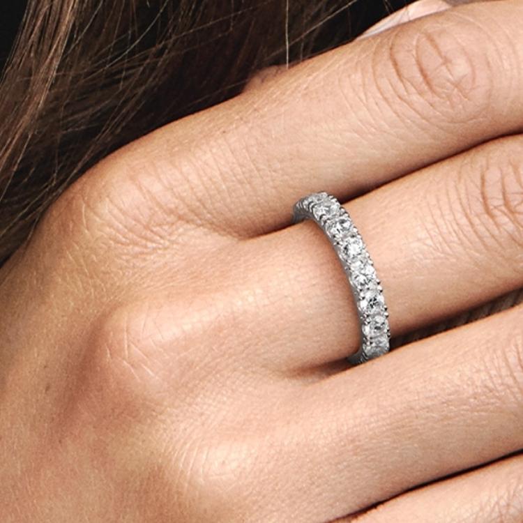 Pandora Synthetic Cubic Zirconia Rings Women`s