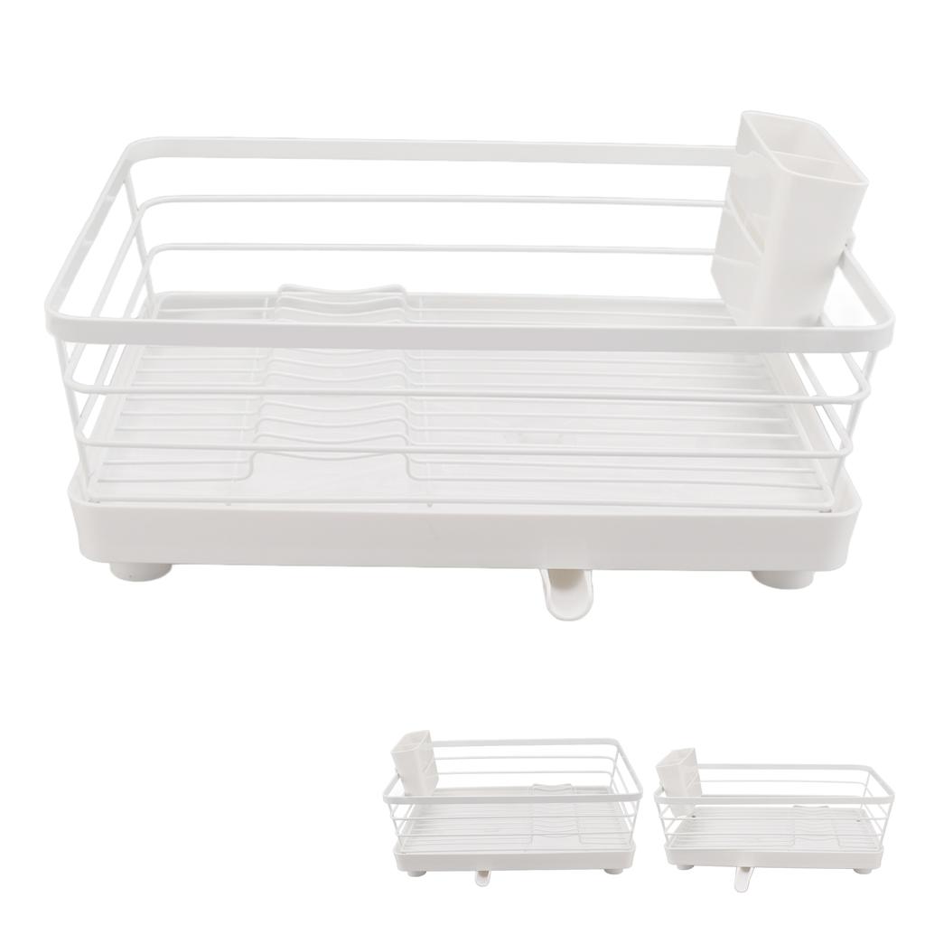 Dish Drying Racks Modern Large Capacity Dish Drainers With Draining Tray Tableware Drainer Kitchen Countertop Storage Rack Cup