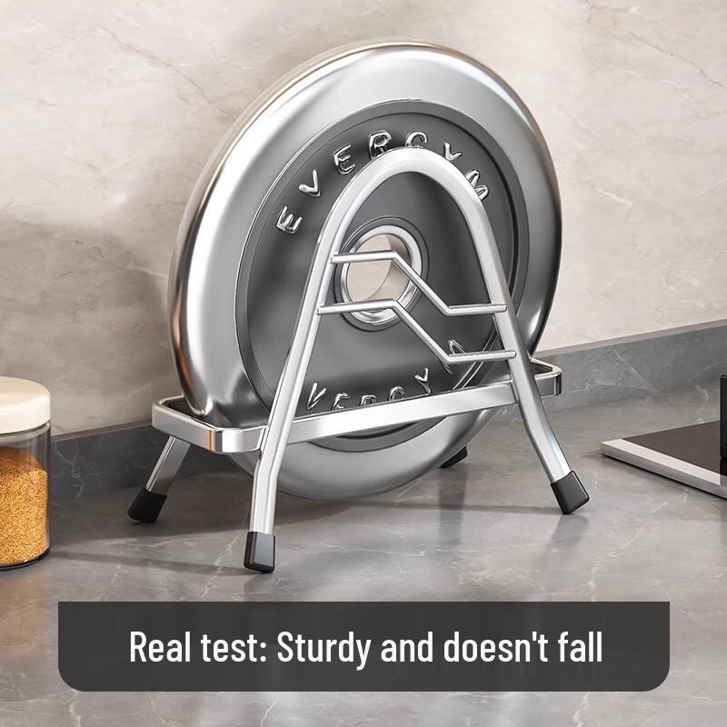 Zhaoran 304 Stainless Steel Countertop Organizer for Chopping Boards & Pot Lids, 2-Pack