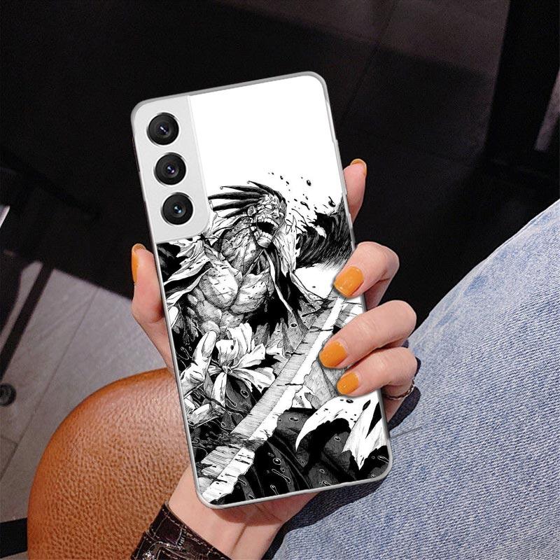 Bleach Zaraki Kenpachi Phone Case For Samsung Galaxy S24 S25 Edge S26 Ultra S23 S22 S21 Plus S20 FE + Personalized Print Cover G