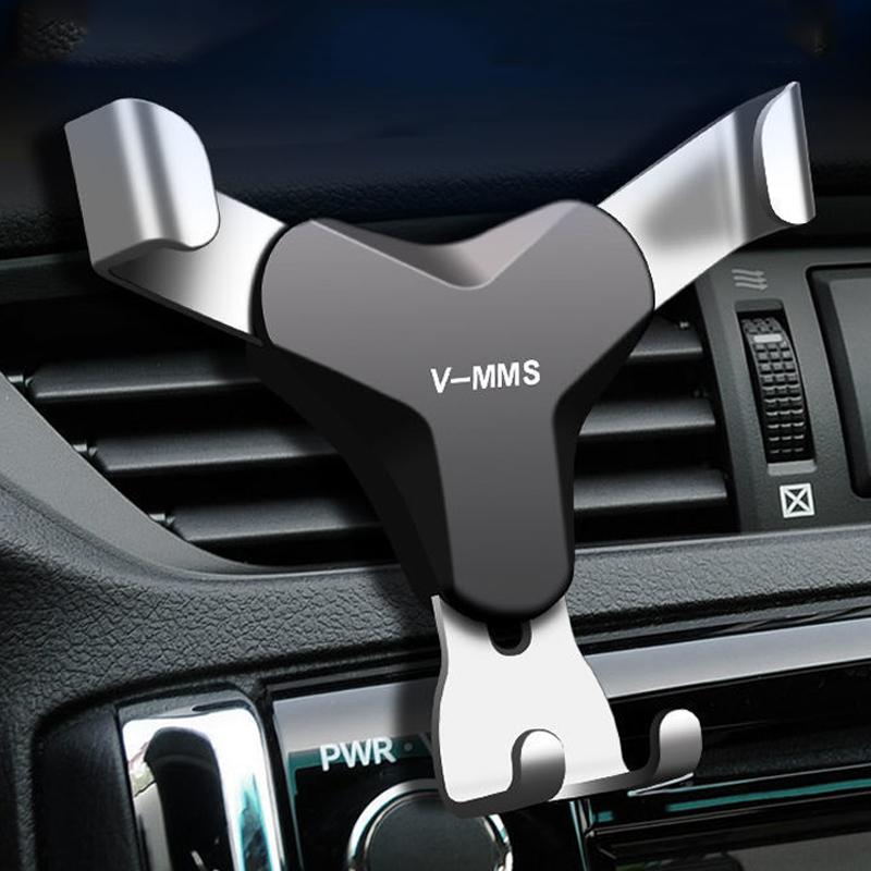 Gravity Car Phone Holder Multifunction Air Vent Mount Stand Bracket Support Smartphone GPS Auto Interior Decoration Accessories