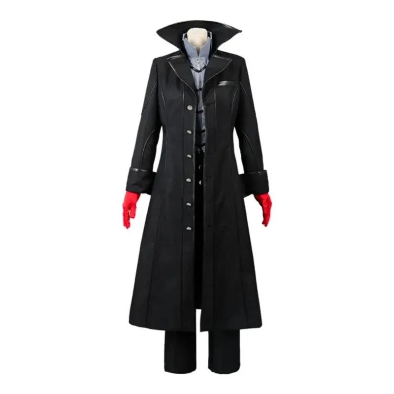 Cosplay Kostuum Person 5 Joker Hoofdpersoon Held Cosplay Kostuum met Rode Handschoenen Volwassen Mannen Halloween ujfj S&Other