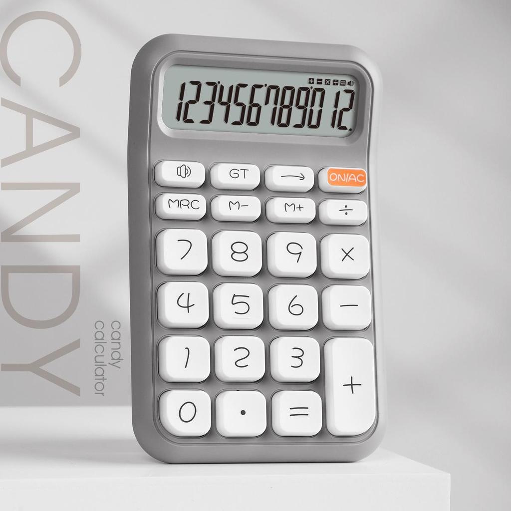 Compact Creative 12-Bit Sugar Cube Voice Calculator for Office Use