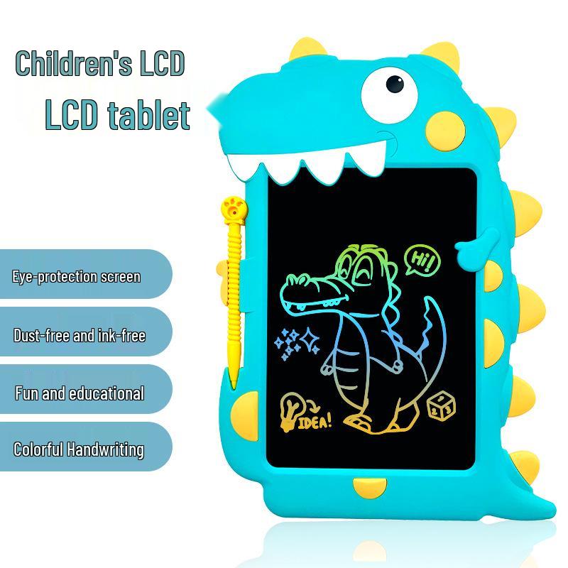 Dinosaur-Themed LCD Writing Tablet with One-Key Erase Feature