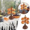Spooky Halloween Pumpkin Snack Serving Bowl Rack for Candy Fruit and Desserts Ideal for Home Decor Gift Ideas Party Festivals